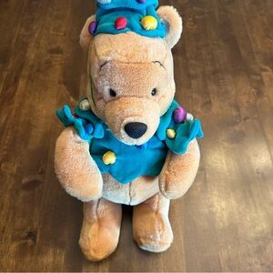 VTG Winnie the Pooh Christmas Tree Lights‎ Holiday Disney World Nursery Plush 🎄